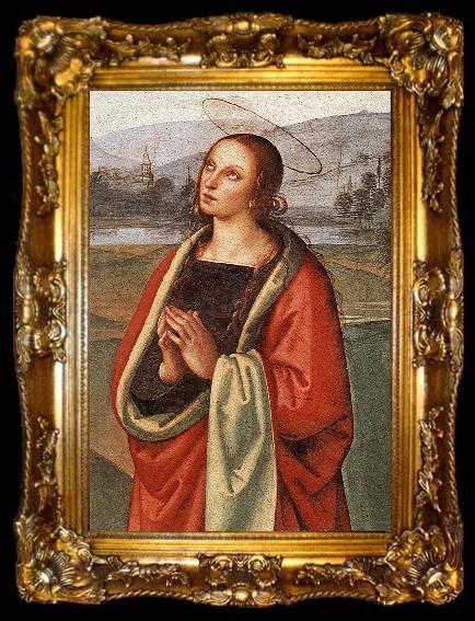 framed  PERUGINO, Pietro The Pazzi Crucifixion (detail) af, ta009-2